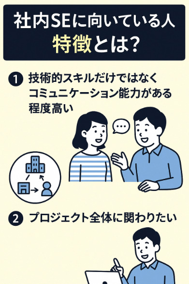 社内SEに向いてる人の特徴