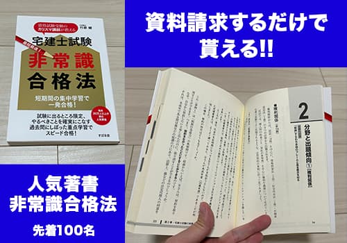 クレアールの宅建　非常識合格法の本