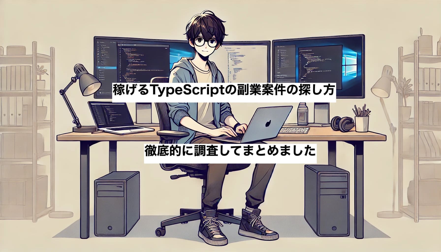 稼げるTypeScriptの副業案件の探し方を現役エンジニアが徹底解説