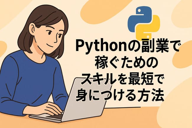 Pythonの副業で稼ぐためのスキルを身に着ける方法