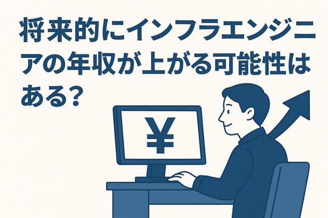 将来的にインフラエンジニアの年収が上がる可能性はある？