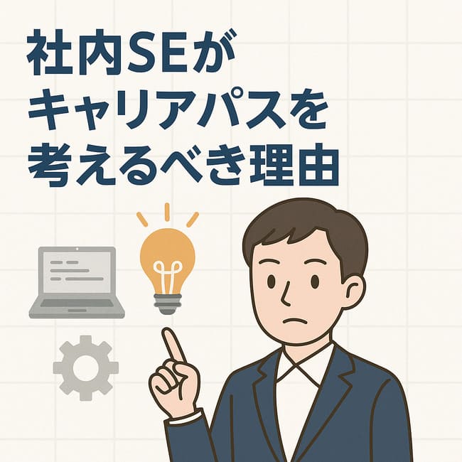 社内SEがキャリアパスを考えるべき理由
