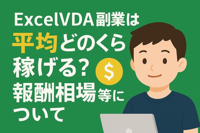 ExcelVBA副業は平均どのくらい稼げる?報酬相場等について