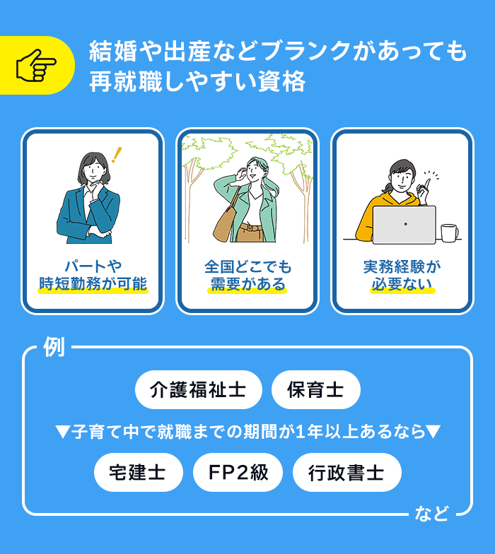 再就職しやすい資格