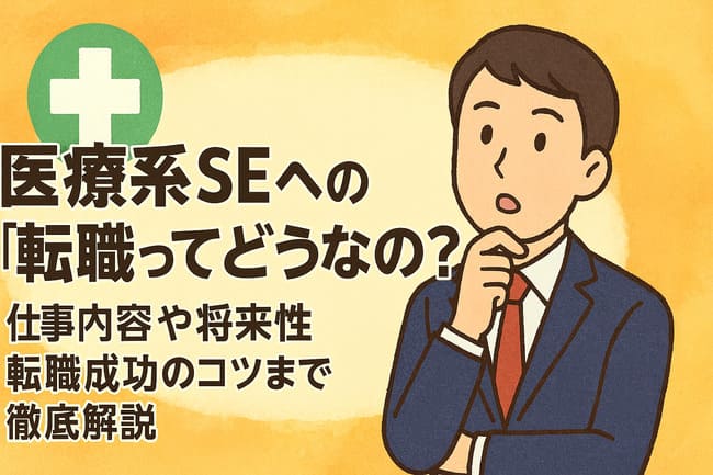 医療系SE（システムエンジニア）への転職ってどうなの？仕事内容や将来性、転職成功のコツまで徹底解説