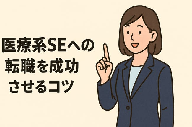 医療系SEへ転職成功させるコツ