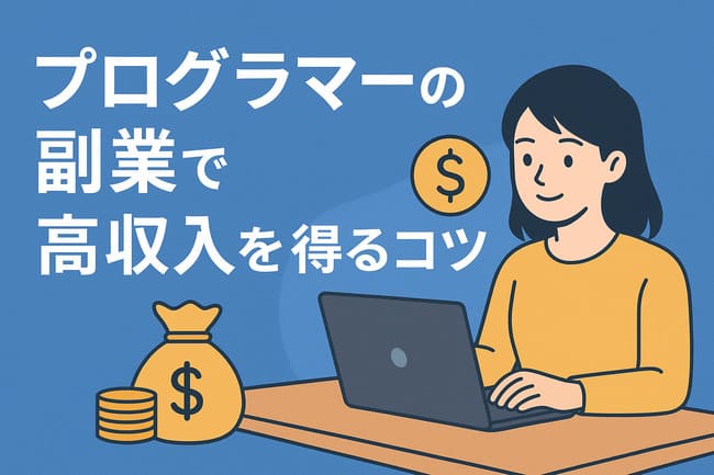 プログラマーの副業で高収入を得るコツ