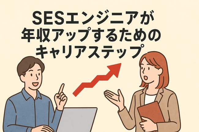 SESエンジニアが年収アップするためのキャリアステップ
