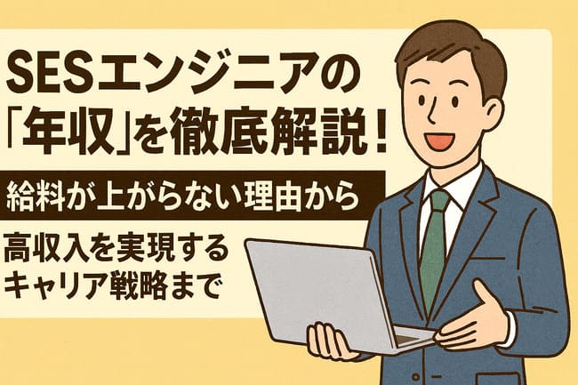 SESエンジニアの「年収」を徹底解説！給料が上がらない理由から高収入を実現するキャリア戦略まで