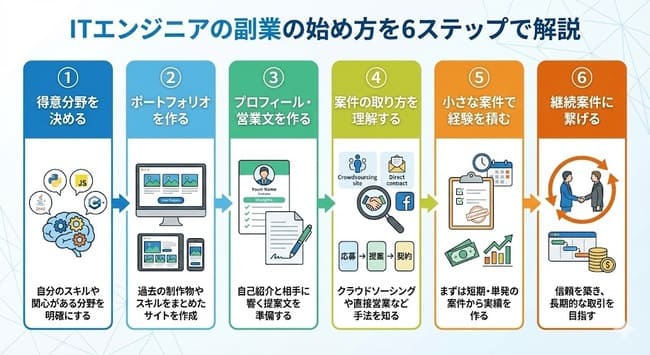 エンジニアの副業の始め方